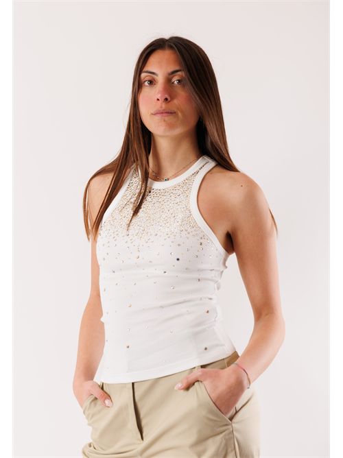 Top halter con strass 2M4534 PATRIZIA PEPE | 2M4534J412W146