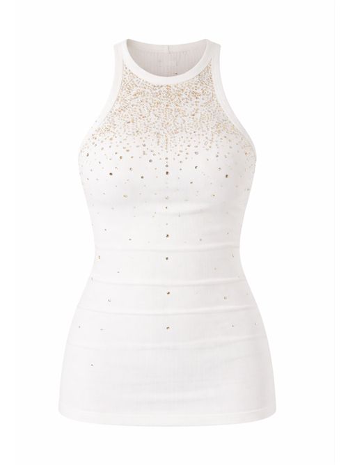 Top halter con strass 2M4534 PATRIZIA PEPE | 2M4534J412W146