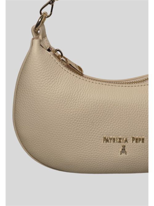 Borsa a mezza luna in pelle 8B0309L001 PATRIZIA PEPE | 8B0309L001W405
