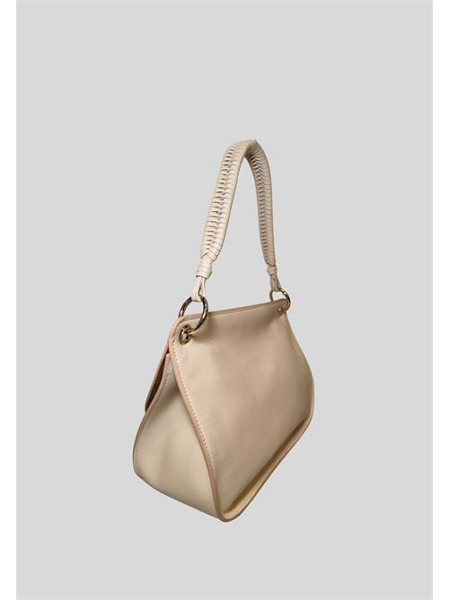 Borsa beige pelle patta 8B0312 PATRIZIA PEPE | 8B0312L162W405