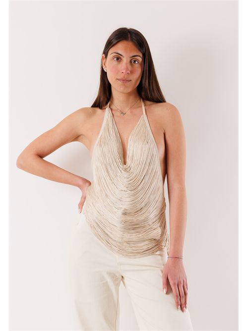 Top drappeggiato elegante donna 8F0113 PATRIZIA PEPE | 8F0113J406W409