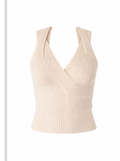 Top a costine scollo V 8K0365 PATRIZIA PEPE | 8K0365K300W409