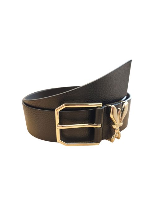 leather belt with buckle and FLy logo 8W0044L001 PATRIZIA PEPE | 8W0044L001K118