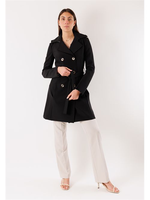 Trench doppiopetto con cintura CO0188A2AW PATRIZIA PEPE | CO0188A2AWK103