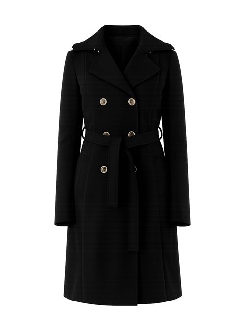 Trench doppiopetto con cintura CO0188A2AW PATRIZIA PEPE | CO0188A2AWK103