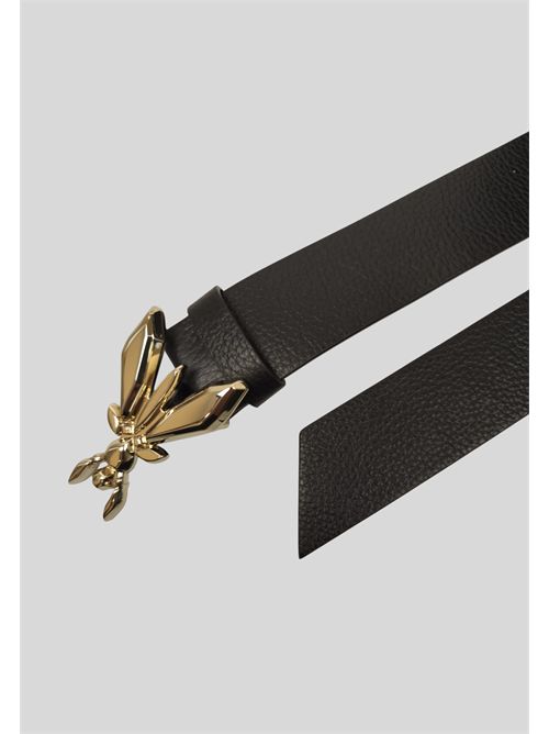 Cintura in pelle martellata con fibbia fly CW0471L001 PATRIZIA PEPE | CW0471L001K118