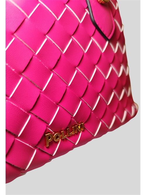 Borsa effetto pelle intrecciata SC4533PP1OSM160A POLLINI | SC4533PP1OSM160APU WEAV