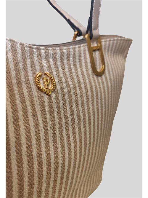 Borsa shopper a righe SC4550PP1OSF110 POLLINI | SC4550PP1OSF110ABEI-AV