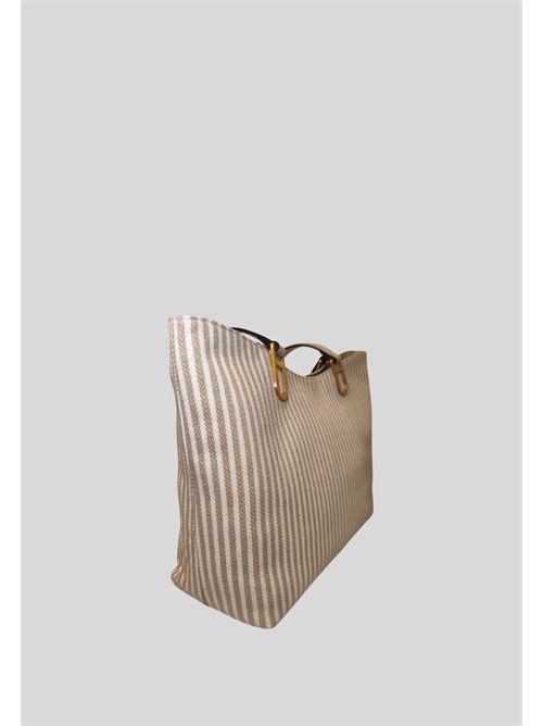 Borsa shopper a righe SC4550PP1OSF110 POLLINI | SC4550PP1OSF110ABEI-AV