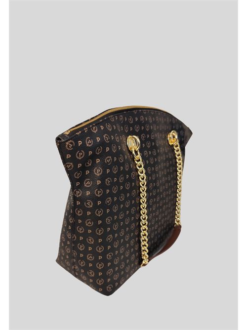  POLLINI | TE8408PP02Q1100DNERO- VIT MARRON