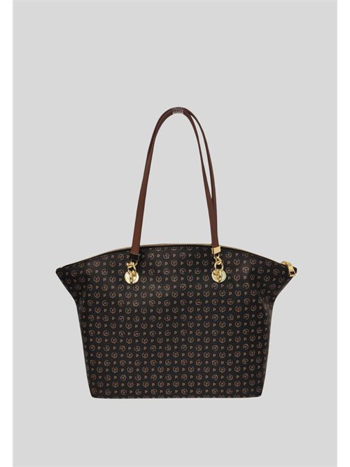  POLLINI | TE8408PP02Q1100DNERO- VIT MARRON