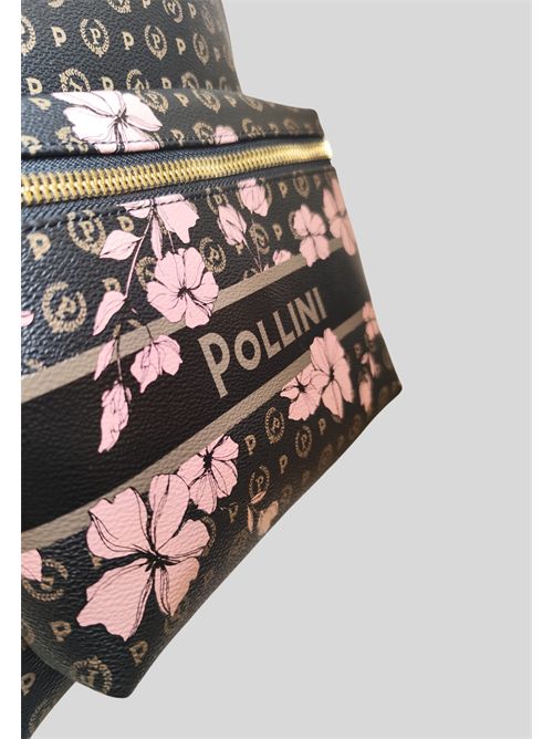Zaino heritage con logo e stampa fiori TE8412PP03Q4B00A POLLINI | TE8412PP03Q4B00APVC PRINT