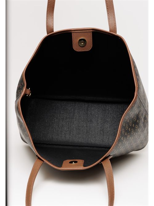  POLLINI | TE8427PP06Q1100DNERO- VIT MARRON