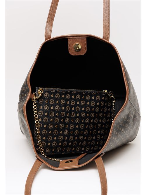  POLLINI | TE8427PP06Q1100DNERO- VIT MARRON