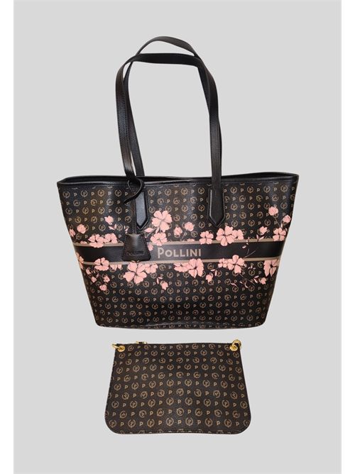 Elegant floral women's shopper TE8427PP06 POLLINI | TE8427PP06Q4B00APVC PRINT