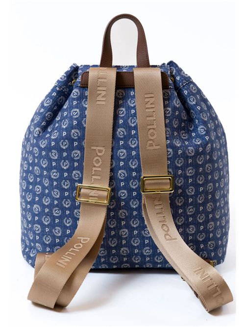 Heritage Denim Jacquard Backpack TE8479PP POLLINI | TE8479PP0EQ6D70ADENIM
