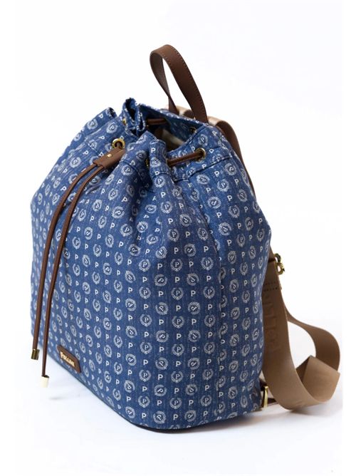 Heritage Denim Jacquard Backpack TE8479PP POLLINI | TE8479PP0EQ6D70ADENIM