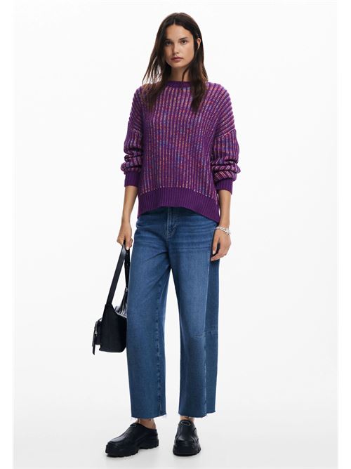 Maglione con scollo rotondo 24WWJF34 DESIGUAL | 24WWJF343006