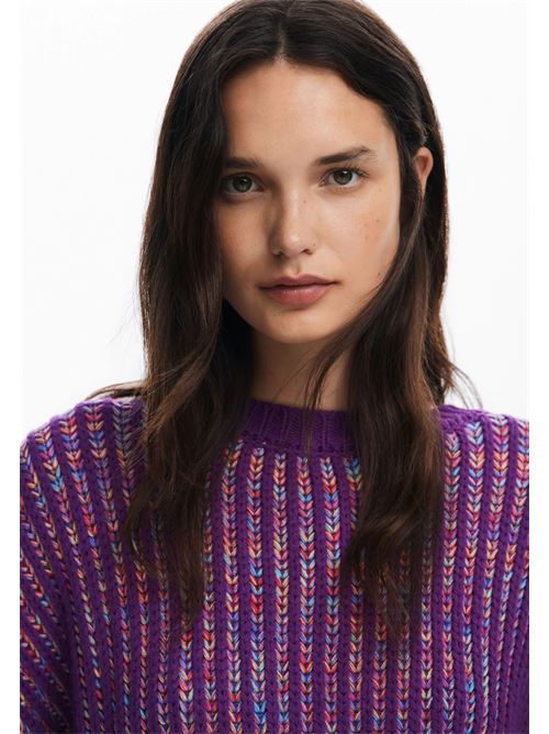 Maglione con scollo rotondo 24WWJF34 DESIGUAL | 24WWJF343006