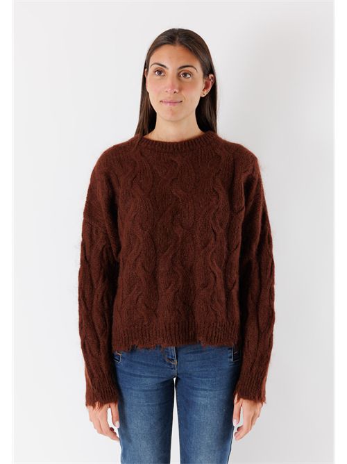 crew-neck sweater 3M0219 KONTATTO | 3M0219CIOCCOLATO