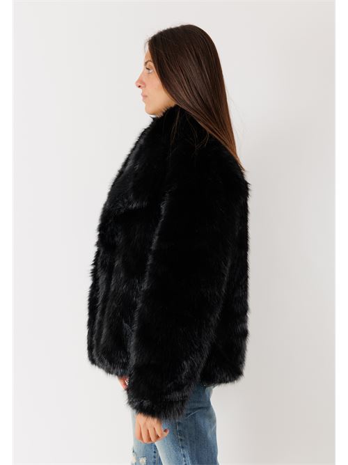 Ecopelliccia collo revers SV200 KONTATTO | SV200NERO