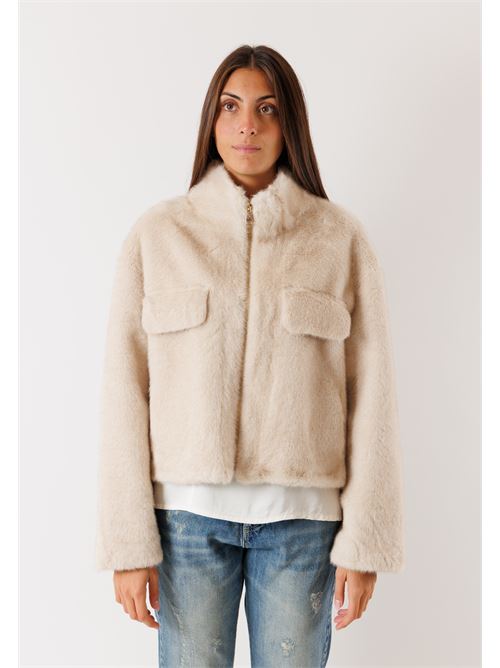 Ecopelliccia bomber SV201 KONTATTO | SV201PANNA