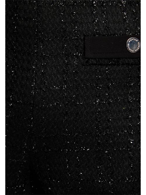 Pantaloncini aderenti in tweed neri da donna MORGAN DE TOI | SHICKNOIR
