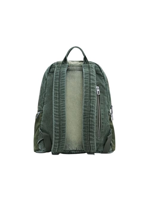 Zaino donna verde effetto lavato con multi-tasche 25WAKD01 DESIGUAL | 25WAKD014092