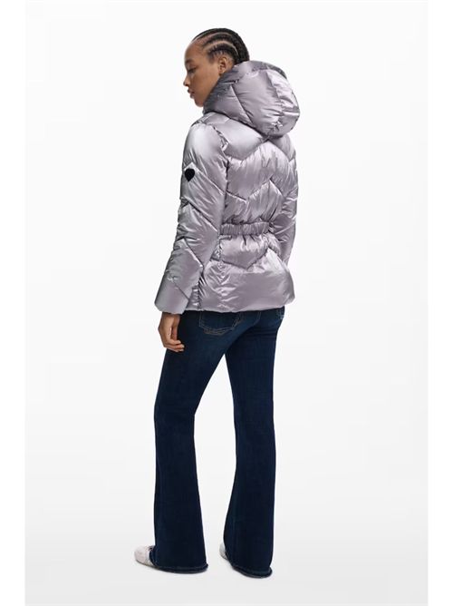 Short metallic effect down jacket 25WWEW29 DESIGUAL | 25WWEW293035
