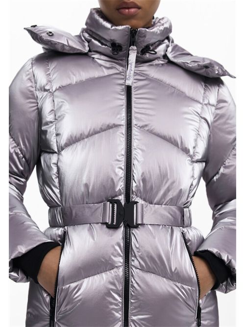 Short metallic effect down jacket 25WWEW29 DESIGUAL | 25WWEW293035