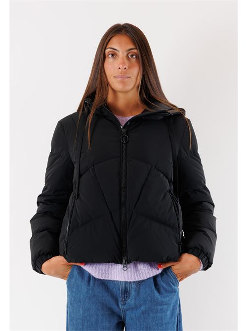 stretch down jacket HOX | XD6741DIAMANTE NERO
