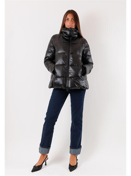 bright down jacket HOX | XD6742DIAMANTE NERO