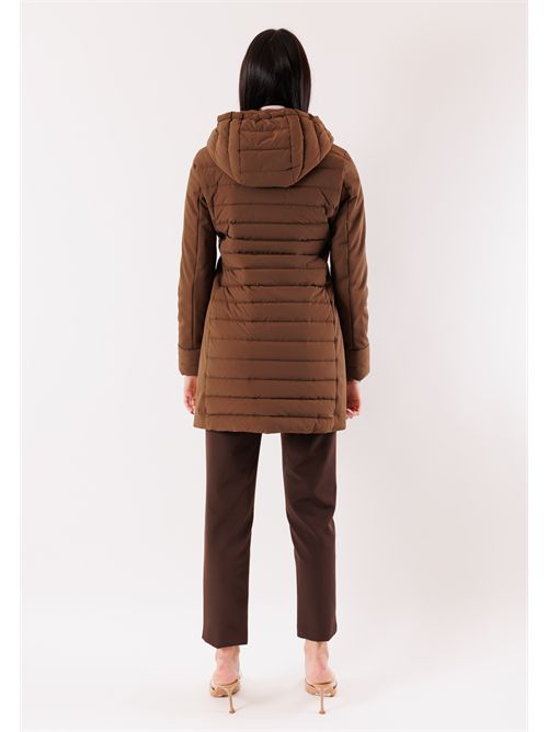 Cappotto tecnico con cappuccio XD6751 HOX | XD6751QUARZO FUME