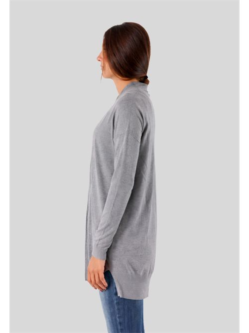 Cardigan donna in viscosa con spacchi 3M0810 KONTATTO | 3M0810CNGRIGIO