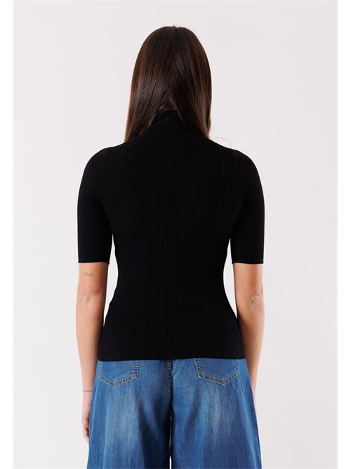 Maglia lupetto coste mezze maniche 3M0821CN KONTATTO | 3M0821CNNERO