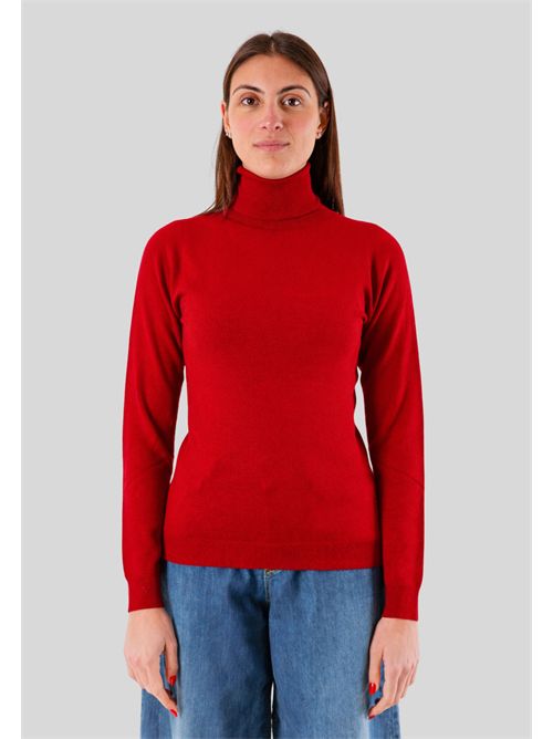 Maglia dolcevita rasato 3M0824CN KONTATTO | 3M0824CNROSSO