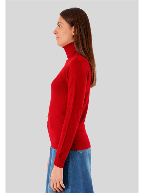 Maglia dolcevita rasato 3M0824CN KONTATTO | 3M0824CNROSSO