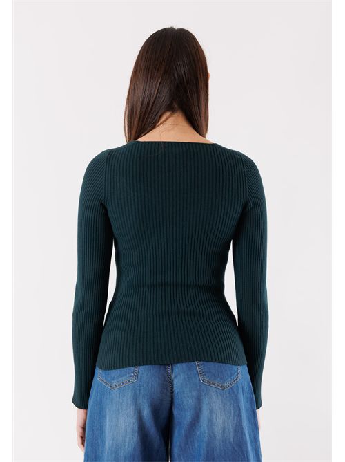 Maglia a costine con scollo quadrato 3M0830 KONTATTO | 3M0830CBOSCO