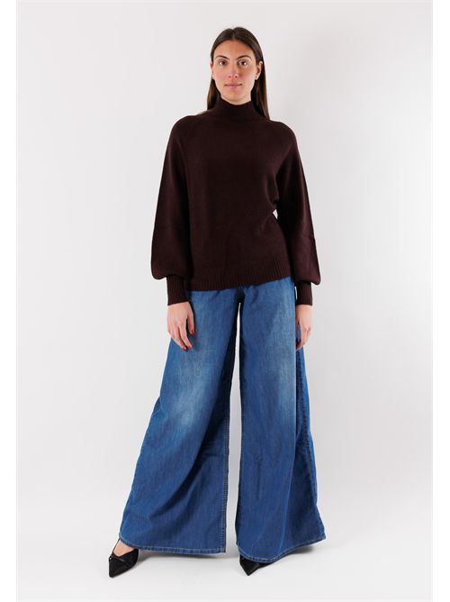 lupetto manica palloncino 3M0837C KONTATTO | 3M0837CMOGANO