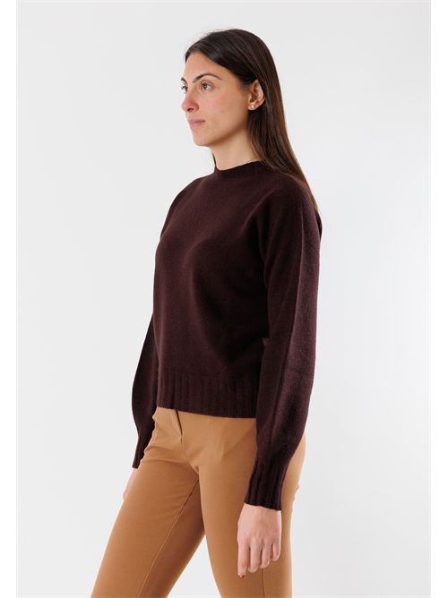 maglia girocollo KONTATTO | 3M0839CNMOGANO