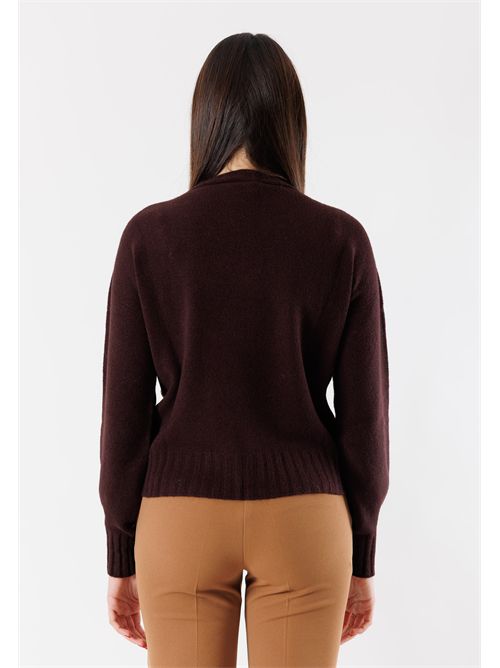 maglia girocollo KONTATTO | 3M0839CNMOGANO