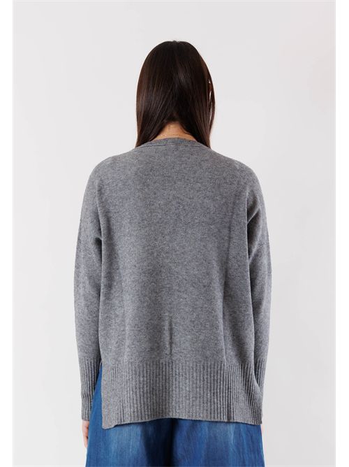 Maglia scollo a V Linea fluida 3M0842 KONTATTO | 3M0842CGRIGIO