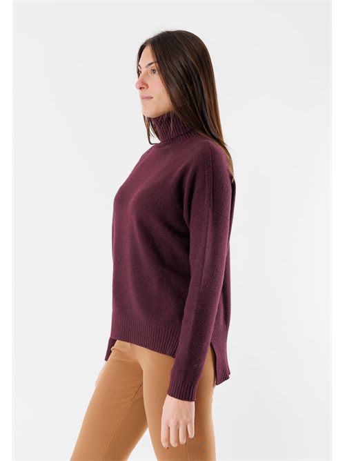 dolcevita spacchi laterali KONTATTO | 3M0845CNMELANZANA