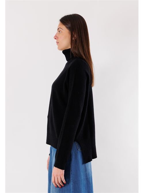 dolcevita spacchi laterali KONTATTO | 3M0845CNNERO