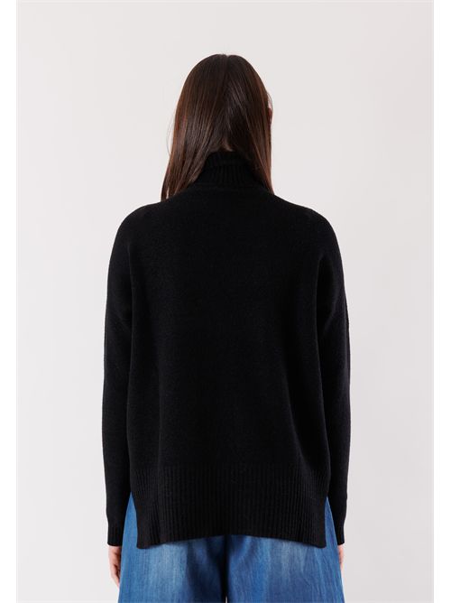 dolcevita spacchi laterali KONTATTO | 3M0845CNNERO