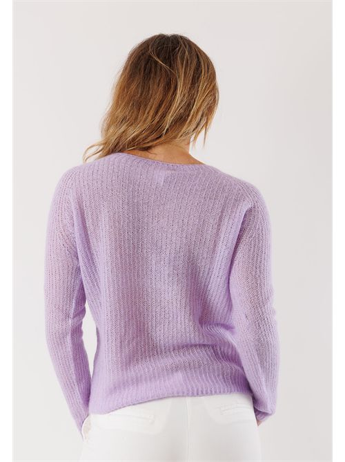 Mixed mohair knitted sweater 3M0858C KONTATTO | 3M0858CLILLA-LILAC