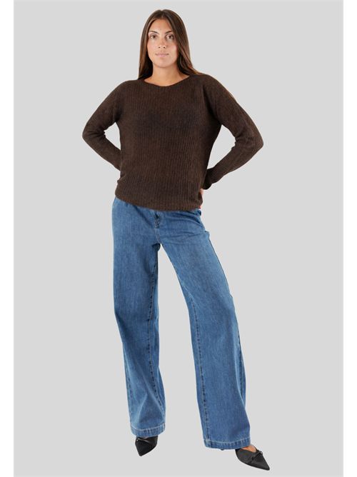 Maglione filato misto mohair 3M0858C KONTATTO | 3M0858CMORO