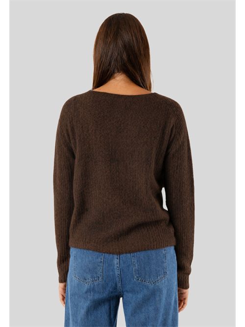 Maglione filato misto mohair 3M0858C KONTATTO | 3M0858CMORO