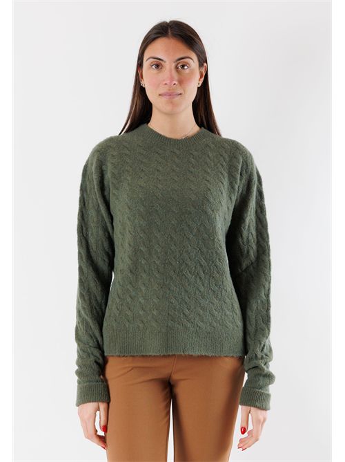 Maglione girocollo misto lana e mohair 3M0885C KONTATTO | 3M0885COLIVA