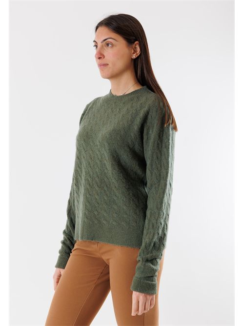 Maglione girocollo misto lana e mohair 3M0885C KONTATTO | 3M0885COLIVA